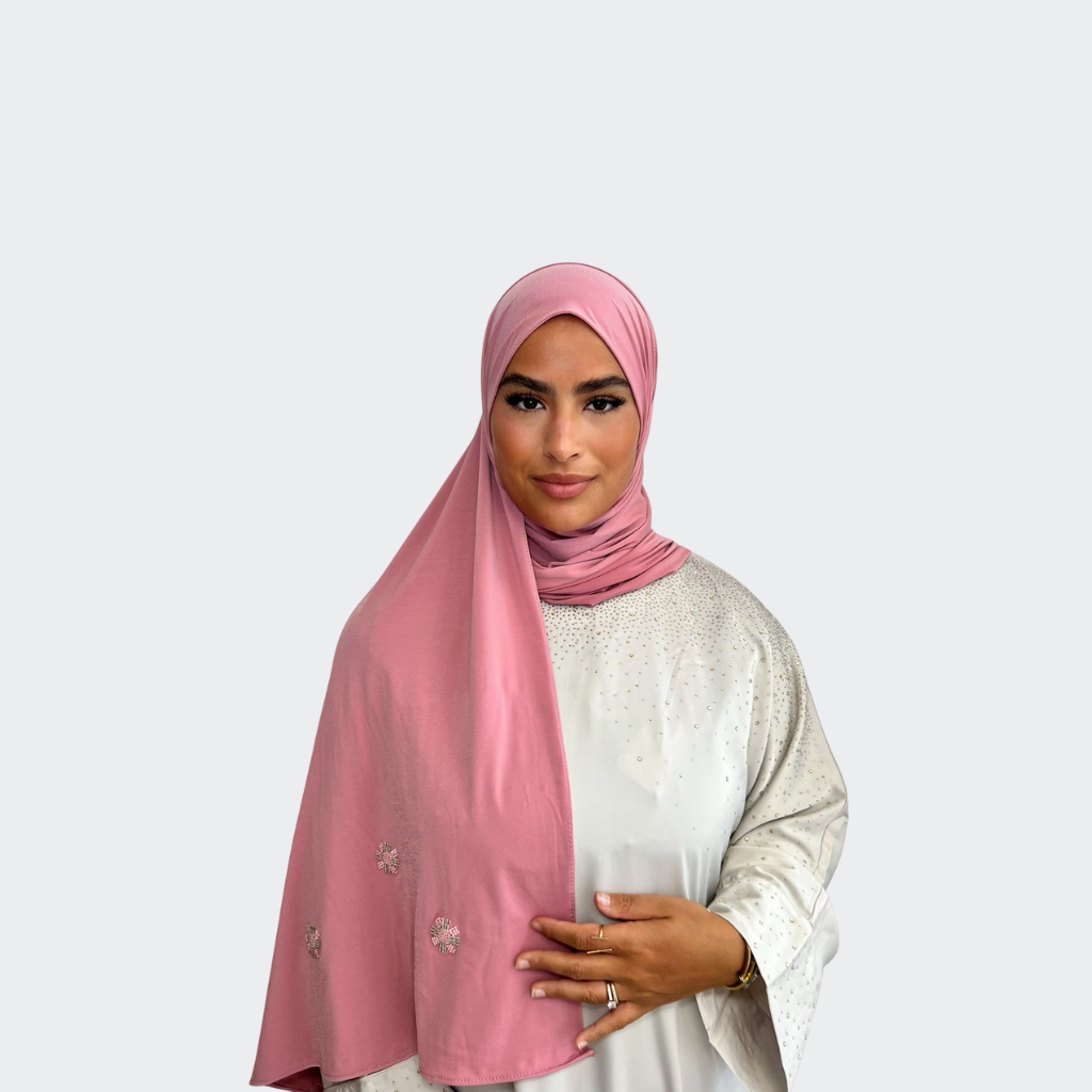 Hijab Strass Fleur
