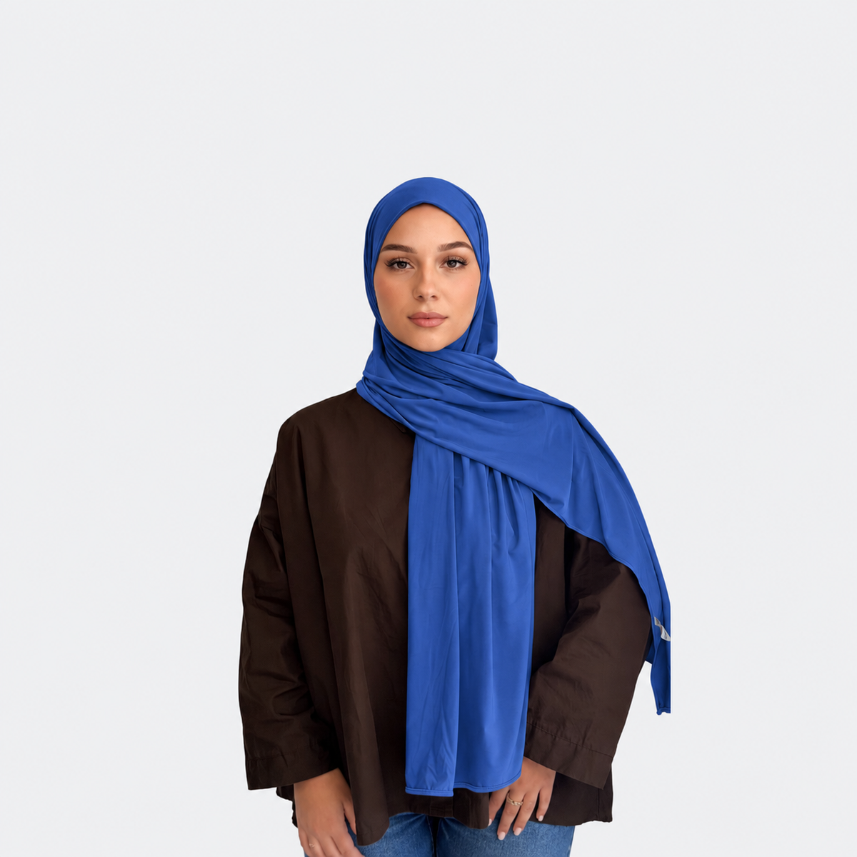 Hijab Liquide - Bleu