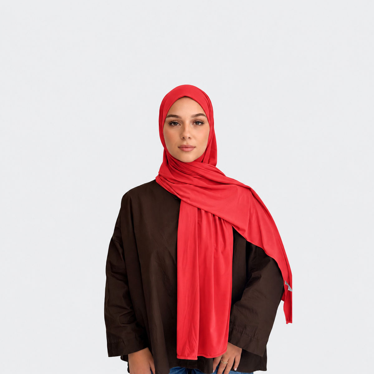 Hijab Liquide - Orange Brûlé