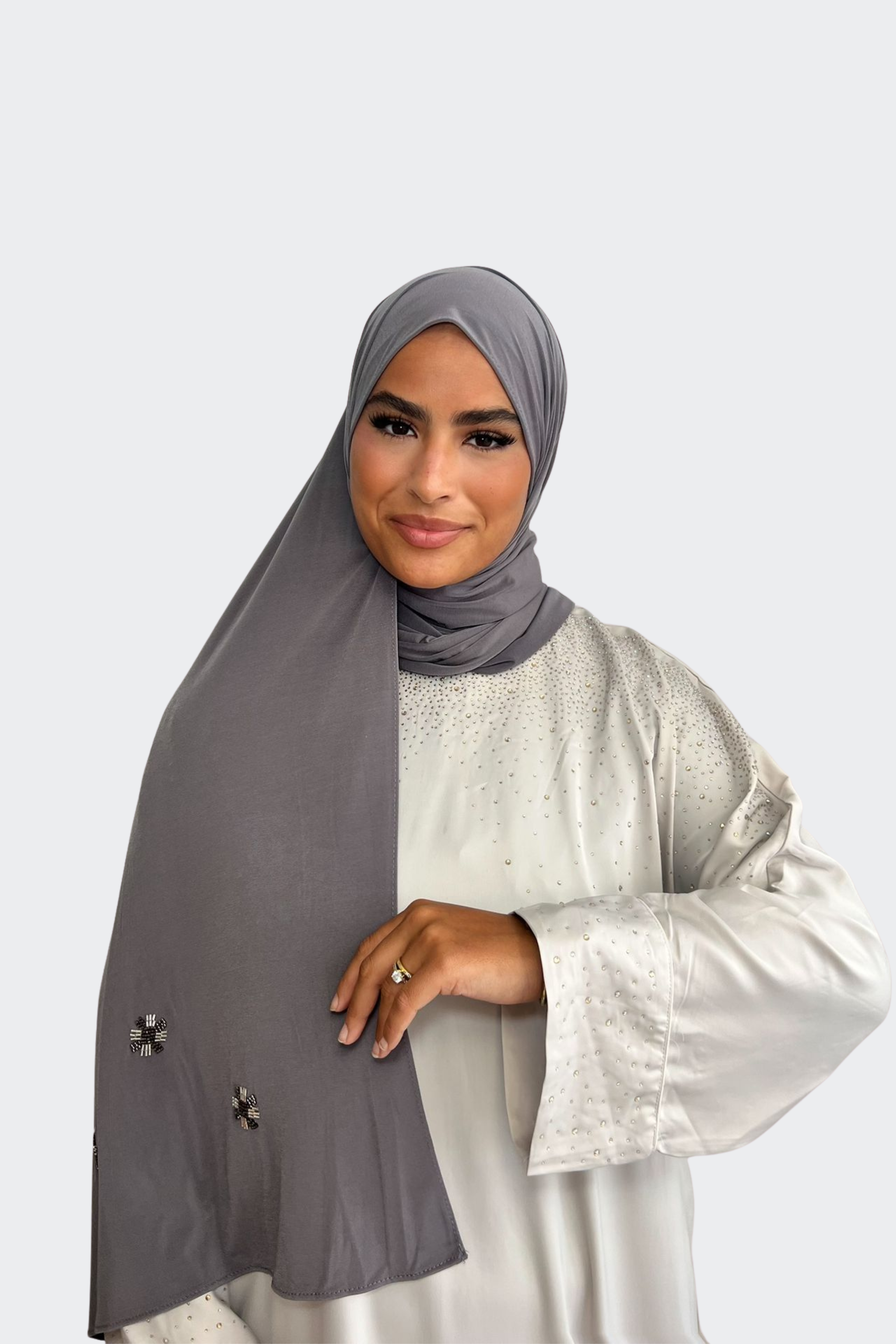 Hijab Strass Fleur