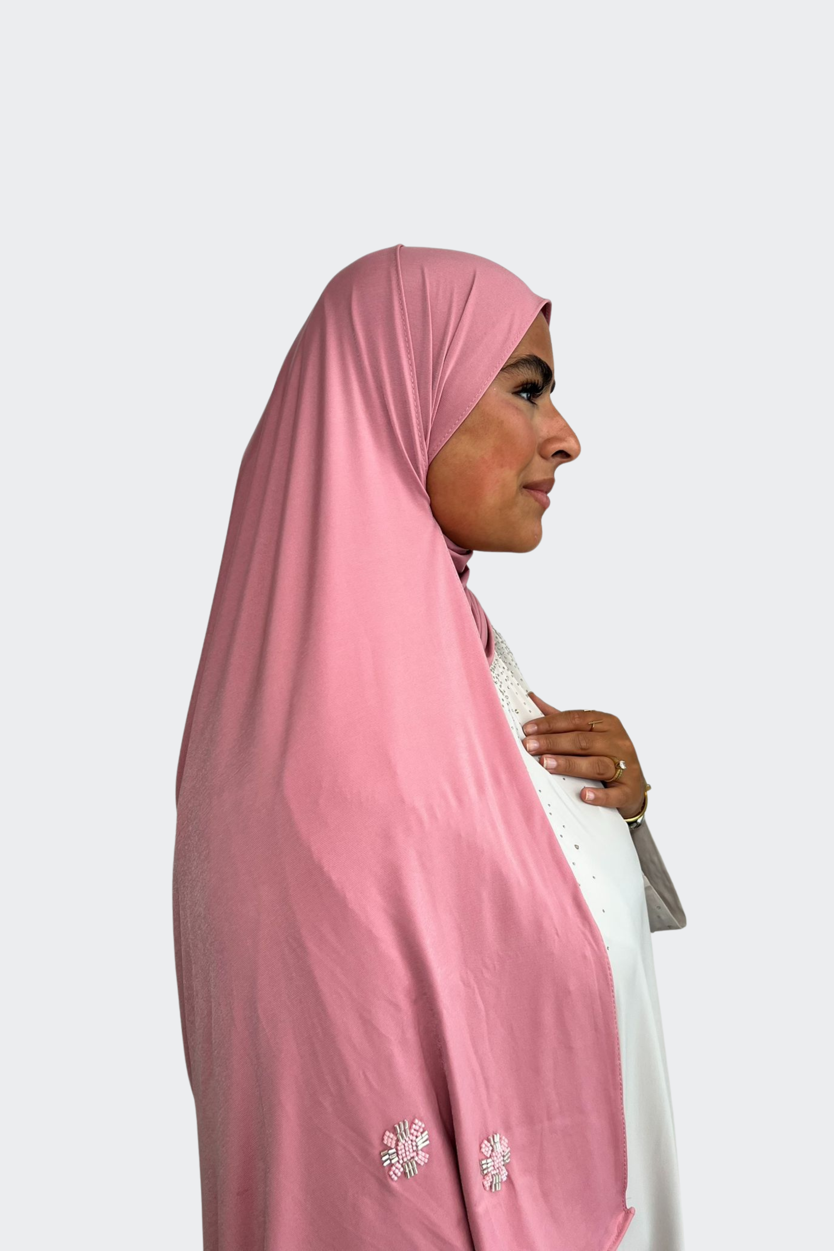 Hijab Strass Fleur