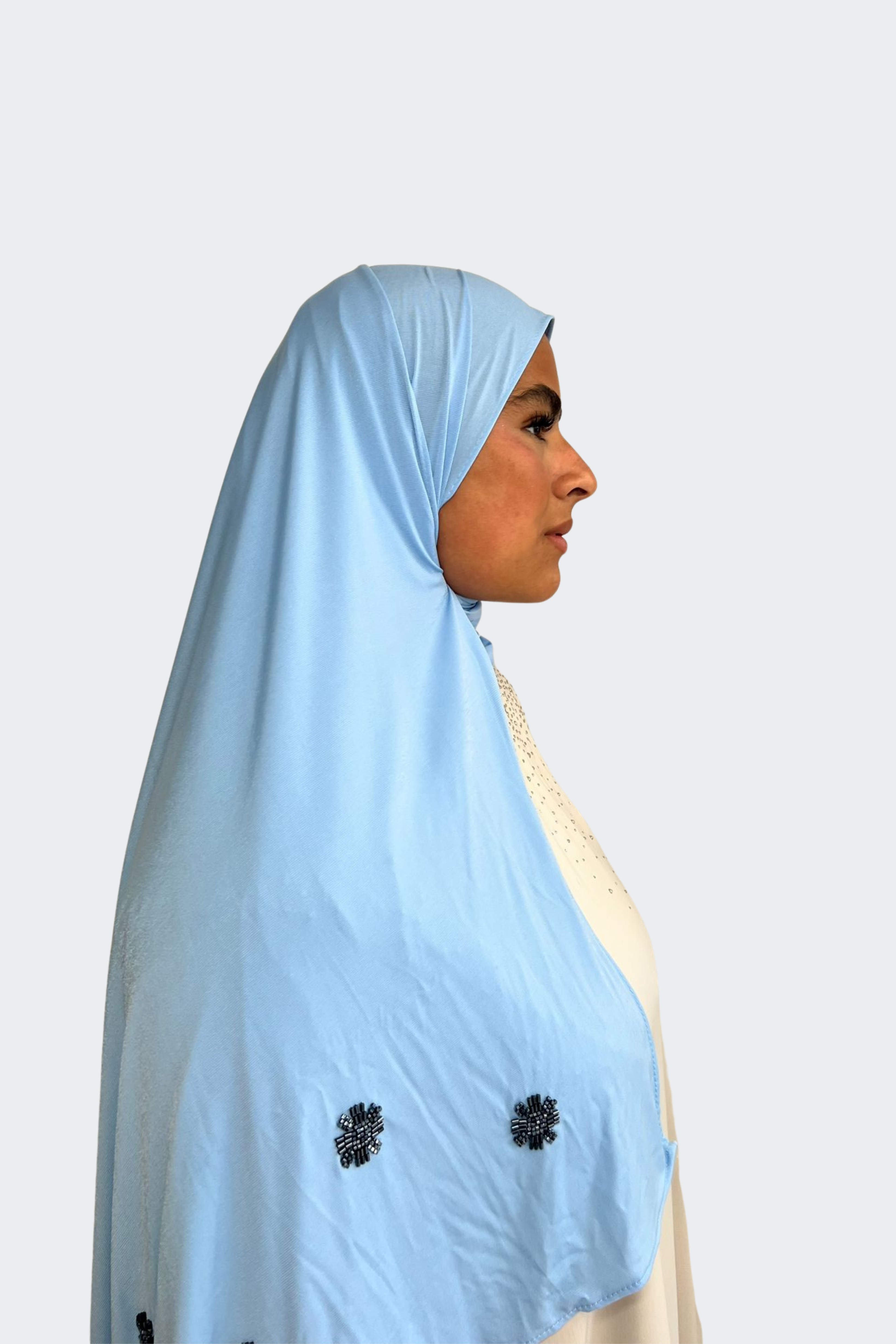 Hijab Strass Fleur