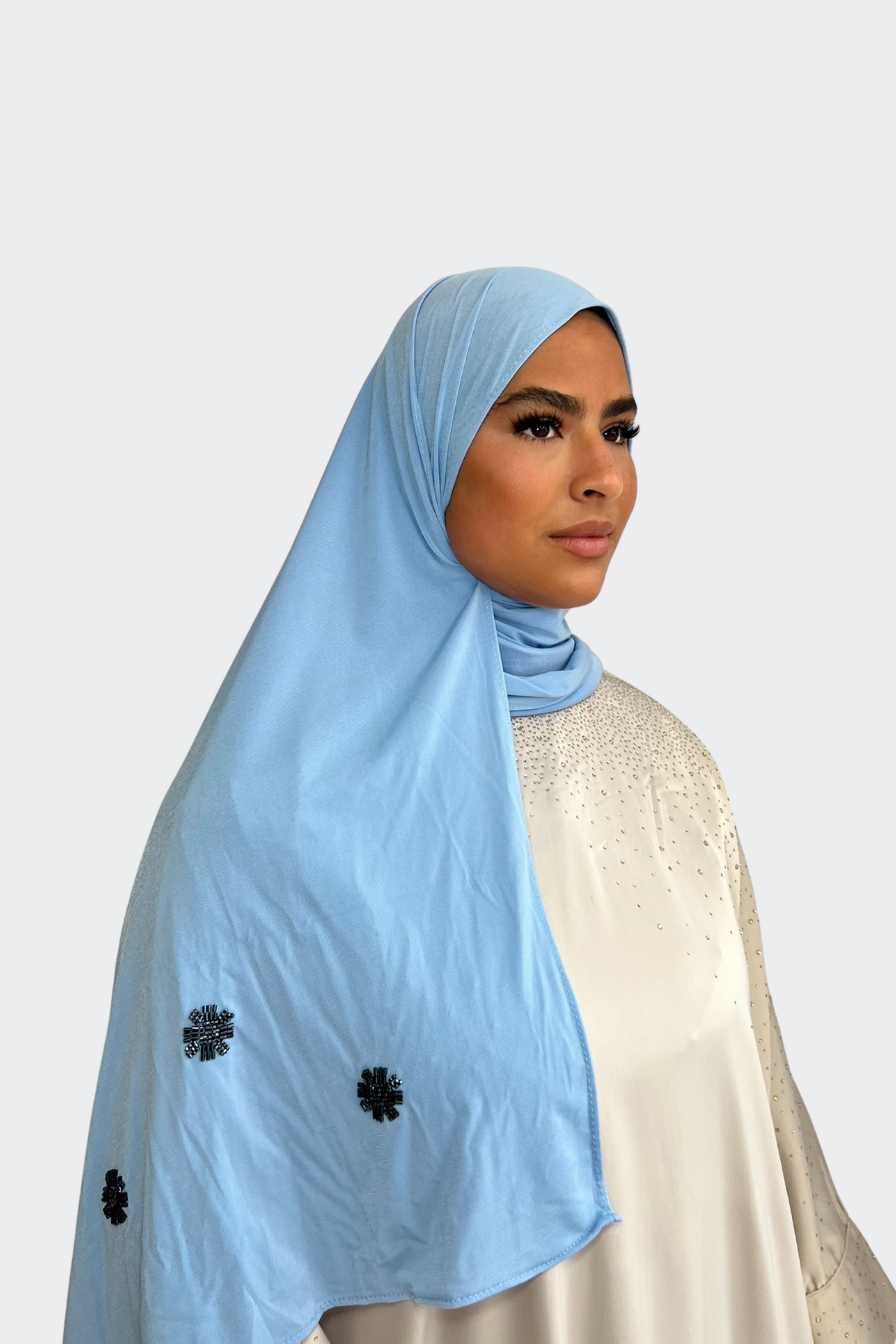 Hijab Strass Fleur