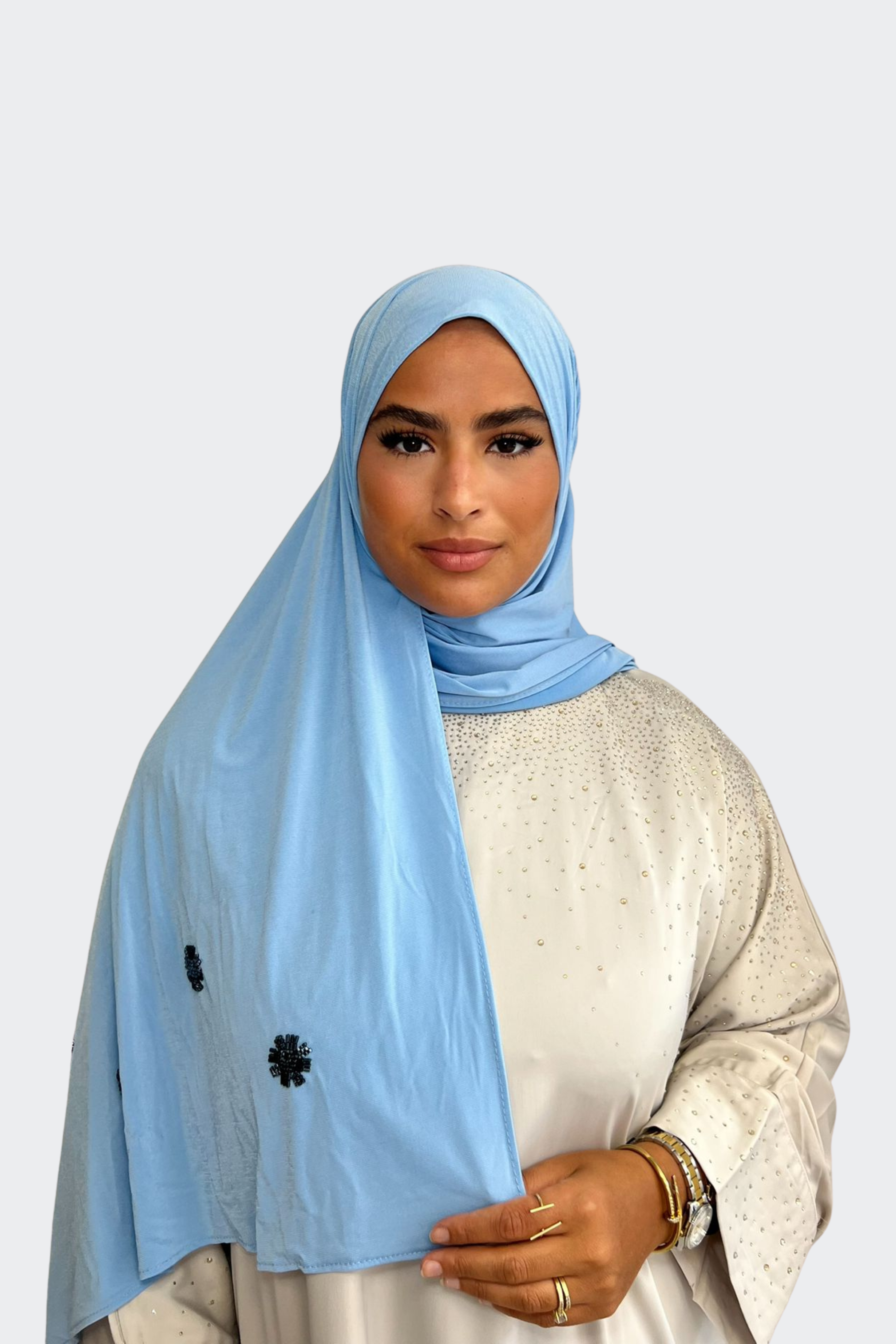 Hijab Strass Fleur